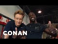 Conan Hits The Gym With Kevin Hart