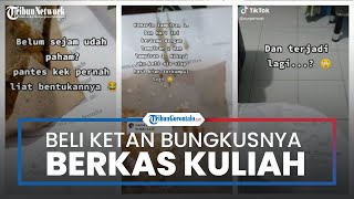 Viral Seorang Istri Beli Ketan untuk Sarapan Suami, Tak Disangka Bungkusnya Bekas Berkas Kuliah Dulu