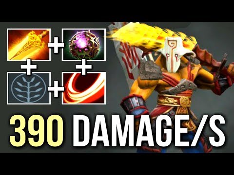 390 DAMAGE/S Blade Fury Juggernaut Magic Build Radiance Core by VG.hym 8k vs 5k China Dota 2