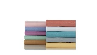 Concierge Collection Greek Key Microfiber 4pc Sheet Set