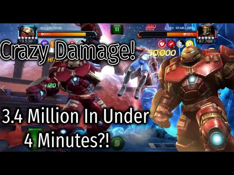 6 Star Rank 3 Hulkbuster Destroys Labyrinth Star Lord In 3 Minutes! | Marvel Contest Of Champions