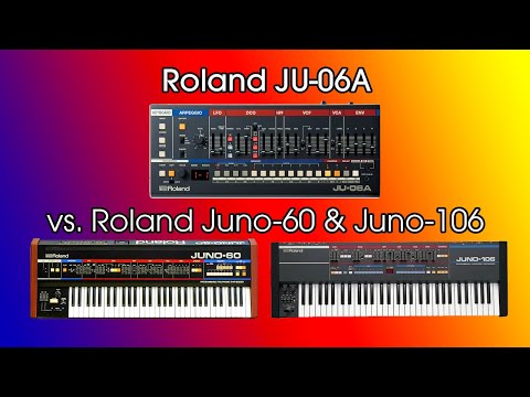 Roland JU-06A vs. Juno 106 vs. Juno 60 | Demo and Review