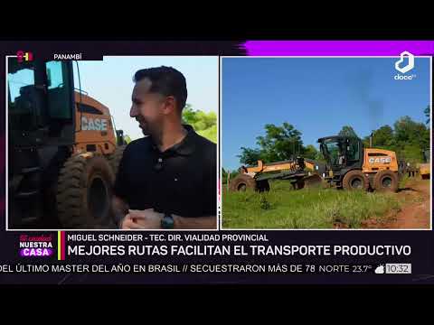 #TuCiudadNuestraCasa: Realizan obras en caminos rurales en Panambí