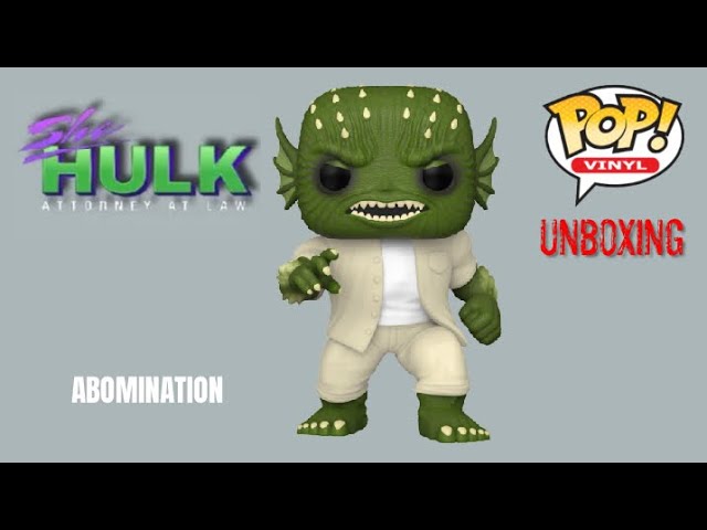 Vídeo relacionado con POP Marvel: Attorney at Law - Figura de vinilo Funko Abomination (incluye funda protectora de caja compatible), multicolor, 3.75 pulgadas