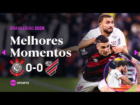 YURI ALBERTO SAI CHORANDO E LABYAD SE LESIONA EM EMPATE SEM SUSTOS! CORINTHIANS 0X0 ATHLETICO