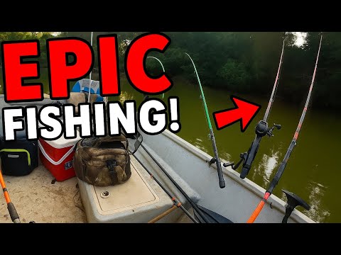 EPIC Fish On! INSANE Rod Bend on the River!