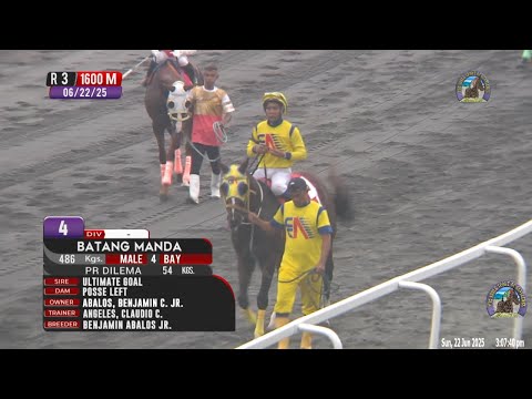 2025 Jun 22 | R03 - BATANG MANDA (4) (1:38.4)