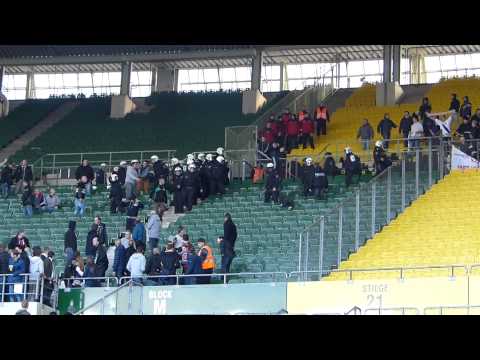Ausschreitungen beim 311. Wiener Derby, 09.11.14