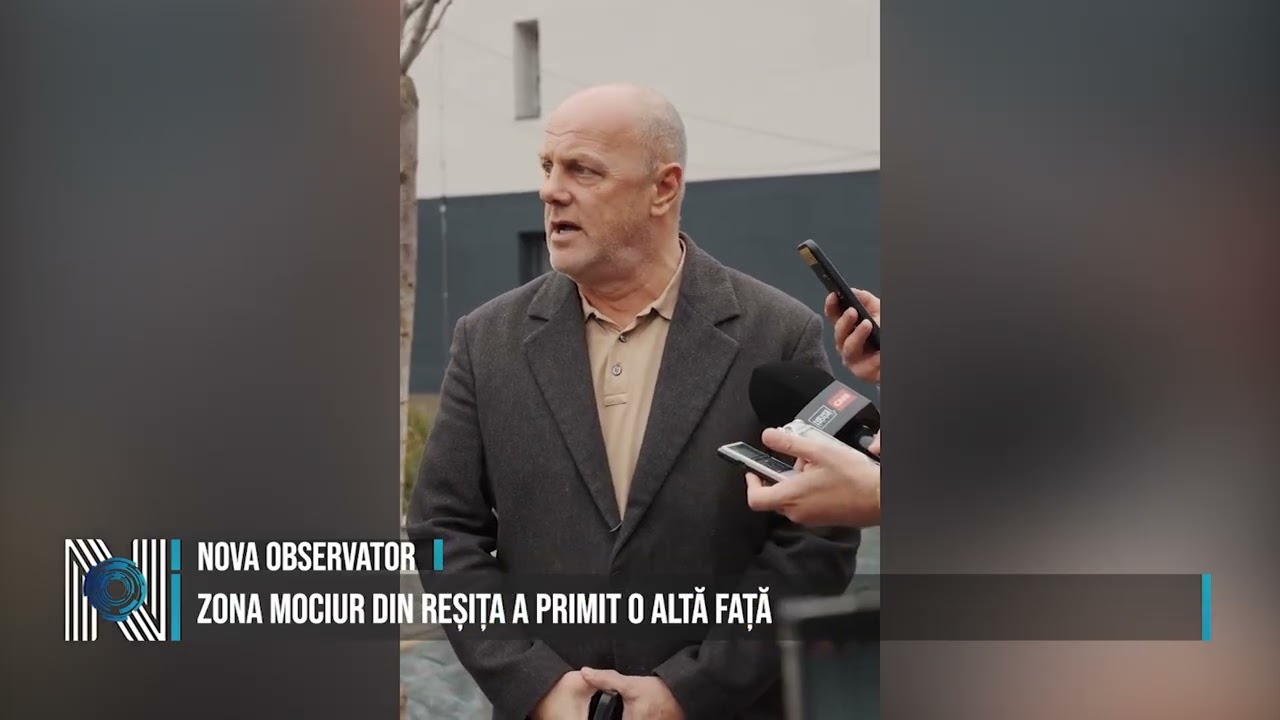 : Zona Mociur din Reșița a primit o altă față
