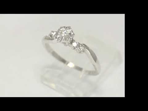 .27CT Diamond Engagement Ring WG Round Brilliant Size7 - 30054