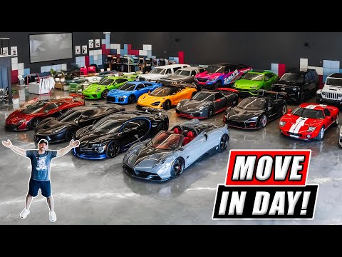 Full Tour Of My Dream Garage! *Moving ALL My Cars Into The New HQ*