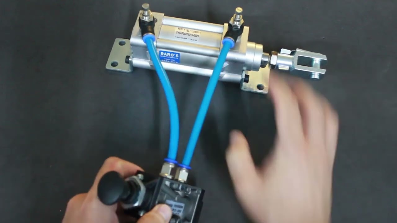 Como funciona o cilindro pneumático