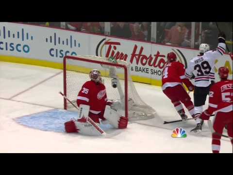 Dave Bolland goal 3-0. Jakub Kindl. Mar 31 2013 Chicago Blackhawks vs Detroit Red Wings NHL Hockey