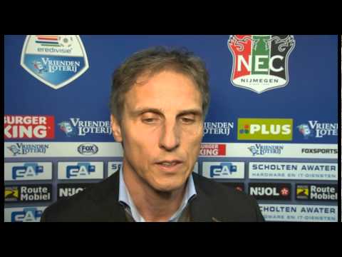 Reactie Anton Janssen na afloop van N.E.C. - Heracles Almelo