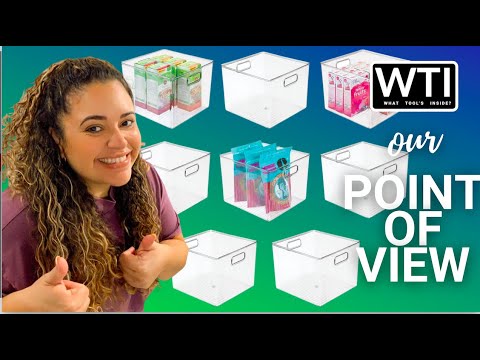 mDesign Plastic Storage Baskets - WTI product video review