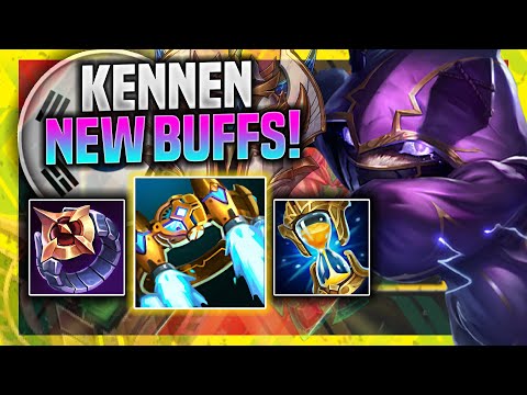 THIS KOREAN CHALLENGER TRIES KENNEN WITH NEW BUFFS! | Korean Challenger Plays Kennen Top vs Lucian!