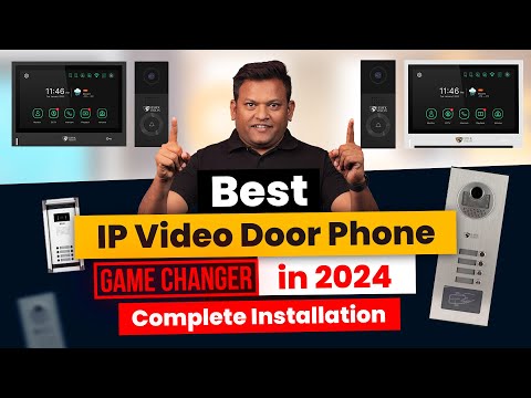 Buy Hawk Vision IP Network Video Door Phone with Electronic Lock + Finger Print Access Control + 4 CH Power Supply + CP Plus Cat6 Cable 100mtr + D Link RJ45 Connectors in Gandhinagar