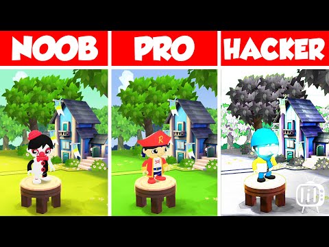 NOOB vs PRO vs HACKER - Tag with Ryan Skiing Ryan Pro | android ios gameplay 1080p 60fps landscape