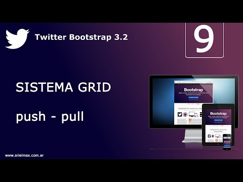 9 Cursos de BootStrap v3.2 – Grilla push pull – ArielMax 2026 – v5.0