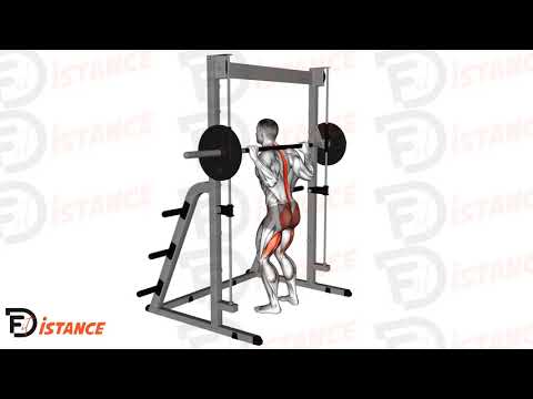 Exercice Good morning à la guidée (smith machine)