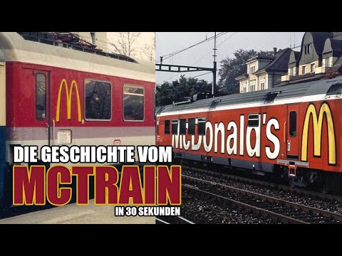 Die Geschichte vom McDonald's Zug (McTrain) #Shorts
