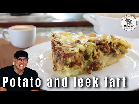 π₯π Potato and Leek Tart β Crispy, Creamy, and Delicious! π₯π₯§