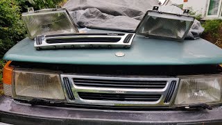 SAAB 900 T16 rescue (ep34): 'how to' headlamp removal