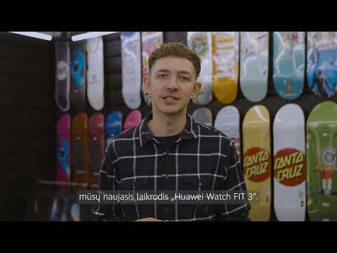 HUAWEI WATCH FIT 3 Pink Fluoroelastomer Strap video