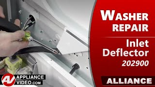 Washer Leaking Water - Inlet Deflector Repair