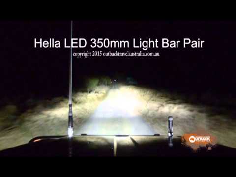 Hella LED 350mm Light Bar Pair Allan Whiting July 2015