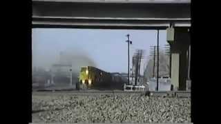 preview picture of video 'CNW8649 East at Laramie, WY - 04/25/1997'