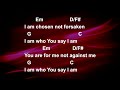 Who You Say I Am Lyrics And Chords Congregational Key