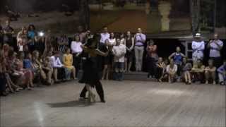 Omar Quiroga and Veronica Palacios. 05 06.07.2013 Moscow. Milonga Querida D'Arienzo 5-6-6