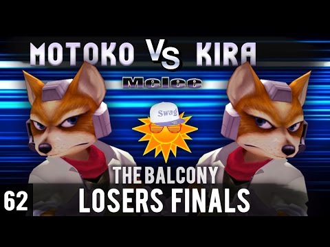 Melee @ the Balcony 62 - Losers Finals ft. Motoko (Fox) VS Kira (Fox)