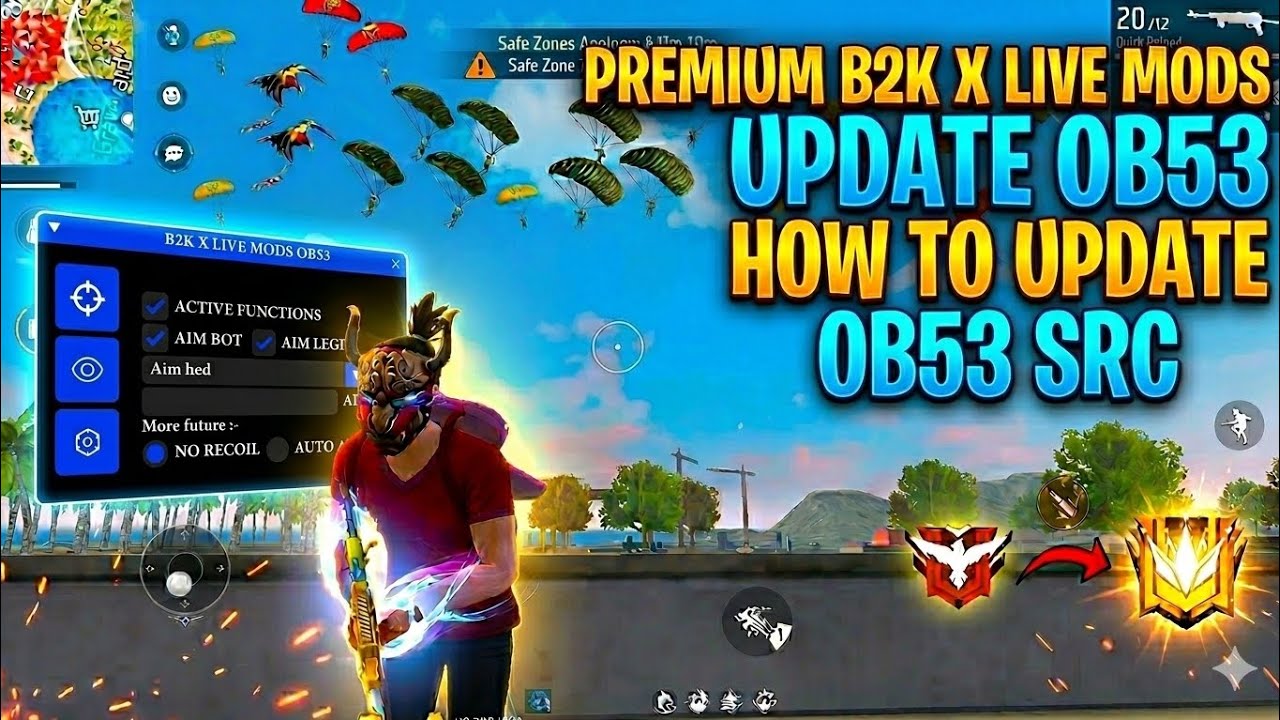 HOW TO UPDATE OB53 NEW SRC | VIP SRC | FREE FIRE 2026 (100% WORKING) 🔥