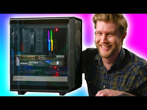 „Fractal Design“ | „op Air RGB“ | Šoninis langas | Juodas TG skaidraus atspalvio | ATX, mATX, Mini ITX | ATX video