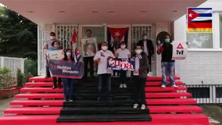 1. Mai 2020 in der Botschaft Kubas in Berlin