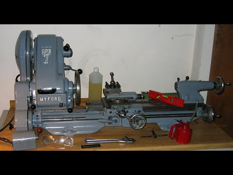 MYFORD SUPER-7 LATHE RESTORATION.