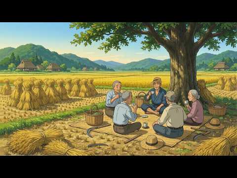 A  Ghibli Summer Childhood in the Countryside |  Memories with My Grandparents |Ghibli style -video
