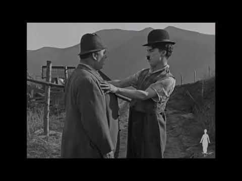 Charlie misplaces a herd of cattle. Clip from Sunnyside (1919)