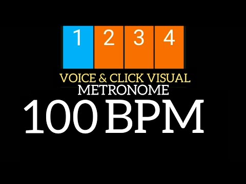 100 BPM - Metronome Voice & Visual Click