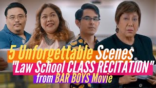 5 Unforgettable Scenes "Law School CLASS RECITATION" from Bar Boys Movie