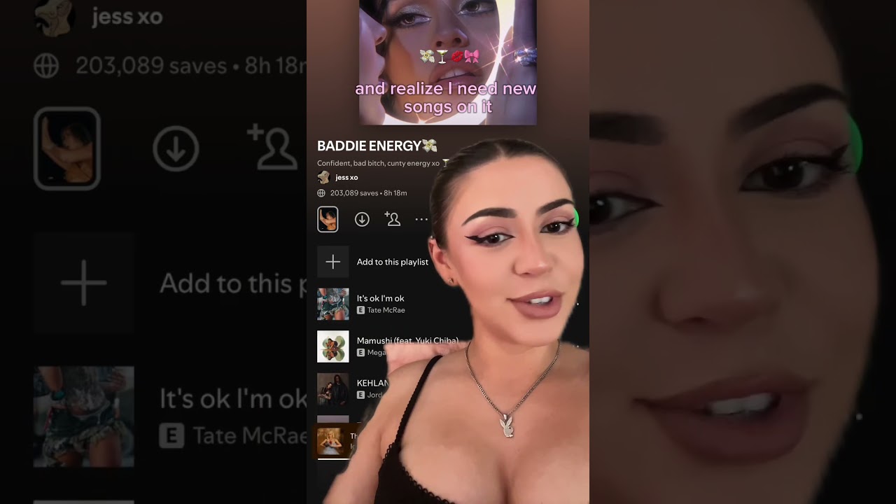 The best baddie playlist to boost yout confidence on Spotify 🎀💋🍸💸 #baddie #playlist