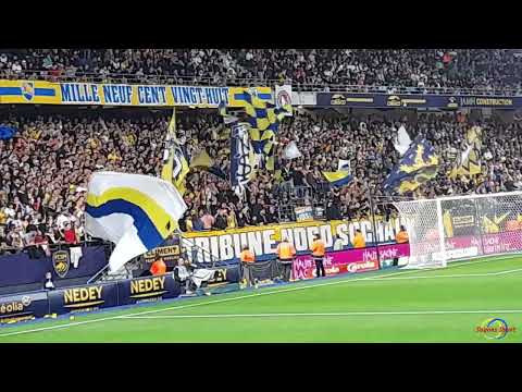 Fc Sochaux-Montbéliard / AS Saint Etienne (2/1) : Ambiance entre les kops de Sochaux et de l' ASSE