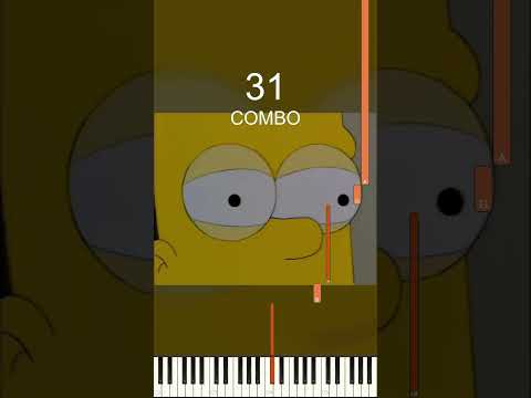 ALL MY FELLAS - Frizk - easy piano #simpsons