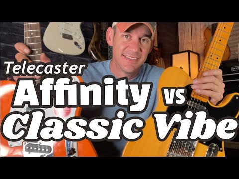 Comparing the Affinity Telecaster to The Classic Vibe 50's Tele,  Fender Squire Tele