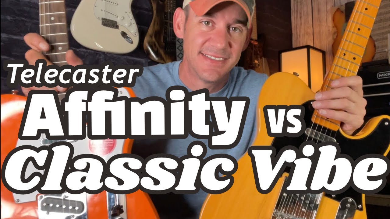 Comparing the Affinity Telecaster to The Classic Vibe 50's Tele,  Fender Squire Tele