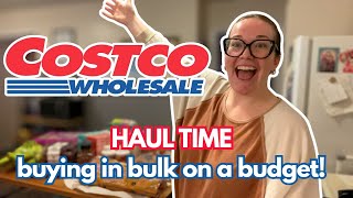 Vlog #402| COSTCO HAUL TIME! Shopping in bulk on a budget! Haul with prices!