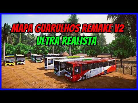 🔴Gameplay Mapa Guarulhos Remake V2 | Linha 420 | Proton Bus Simulator | Mods | PBSU