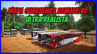 🔴Gameplay Mapa Guarulhos Remake V2 | Linha 420 | Proton Bus Simulator | Mods | PBSU